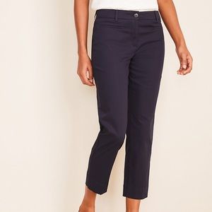 ANN TAYLOR Dark Navy Petite Capri Pants